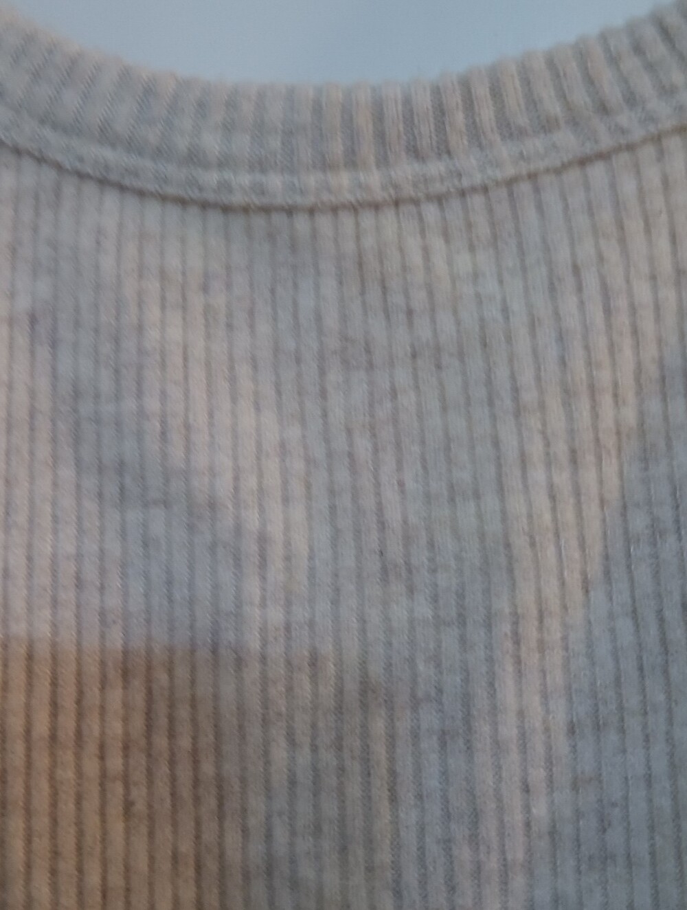 Universal Thread Cream Ribbed Spaghetti Strap Tank - Picture 4 of 4